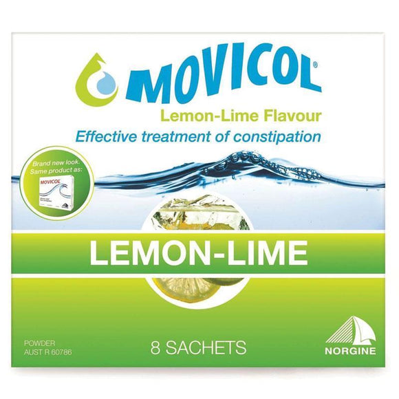 Movicol Lemon-Lime Flavour 8 Sachets