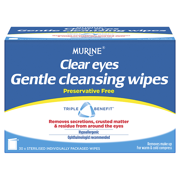 Clear Eyes Gentle Cleansing Wipes 30