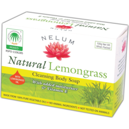 Nelum Natural Lemongrass Cleansing Body Soap 100g