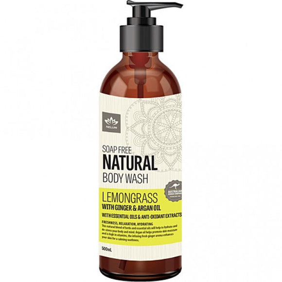 Nelum Soap Free Natural Body wash With Lemongrass 500ml