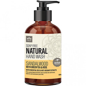 Nelum Soap Free Natural Hand Wash With Sandalwood 500mL