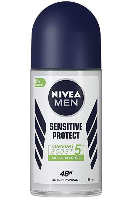 Nivea Men Sensitive Protect Roll On Antiperspirant 50mL