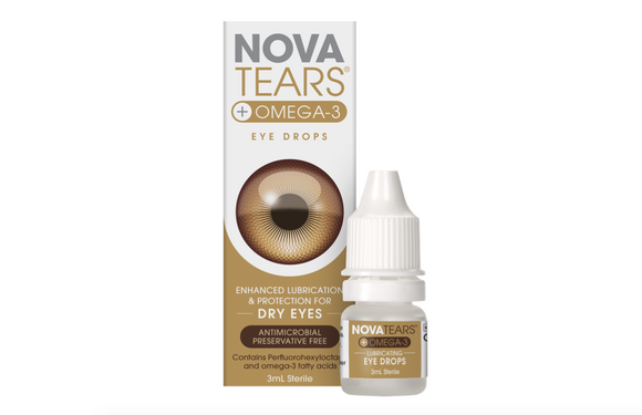 Novatears plus Omega 3 Eye drops 3mL