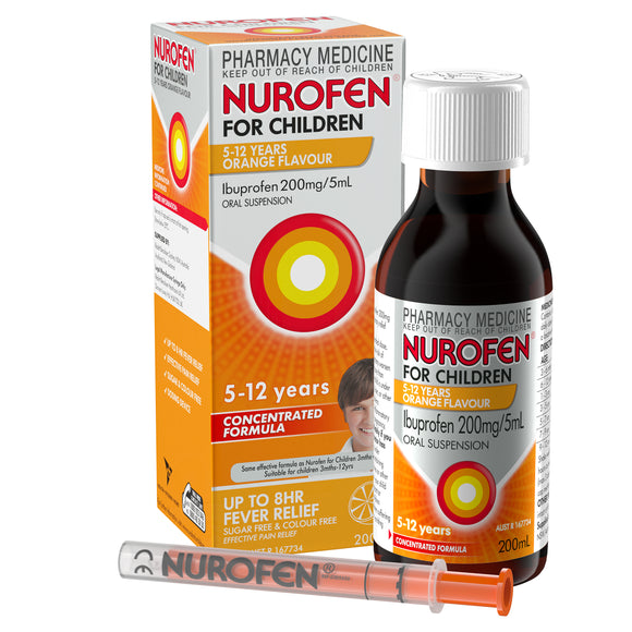 Nurofen for Children 5-12 Orange Flavour