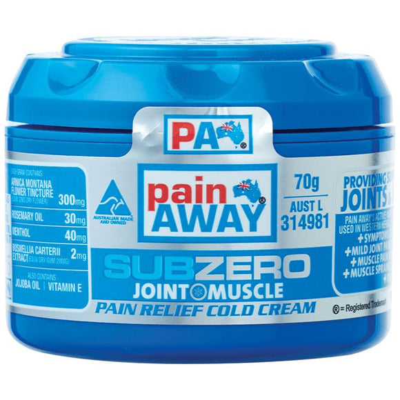 Pain Away SubZero Joint Pain Relief Cold Cream 70g