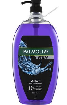 Palmolive Men Active Body Wash 0% Parabens 1L