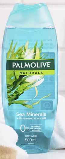 Palmolive Naturals Sea Minerals with seaweed and sea salt Body Wash 500mL