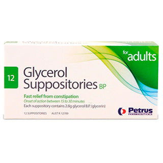 Petrus Glycerol Suppositories for Adults 12