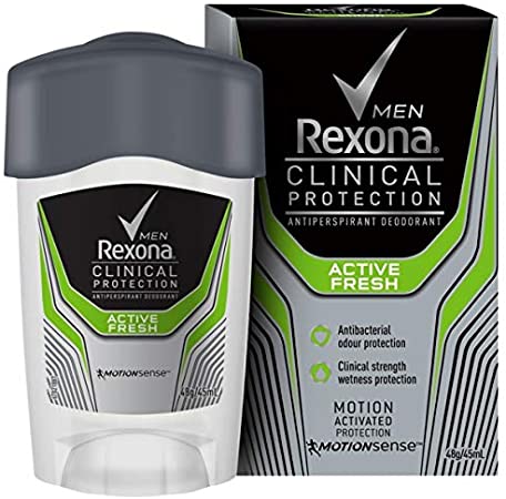 Rexona Men Clinical Protection Cream Active Fresh Antiperspirant 48g