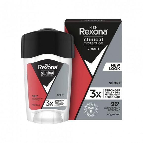 Rexona Men Clinical Protection Cream Sport Antiperspirant 48g