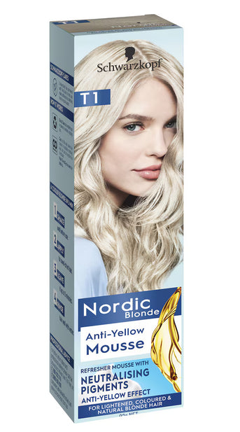 Schwarzkopf - Nordic Blonde Anti-Yellow Mousse