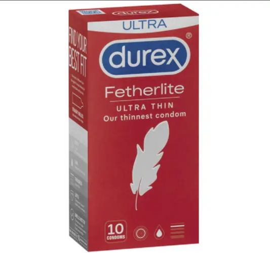 Durex Fetherlite Condom Ultra Thin 10pk