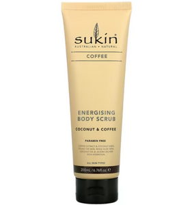 Sukin Energising Body Scrub Coffee & Coconut 200ml