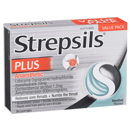 Strepsils Plus Anaethetic Flavour