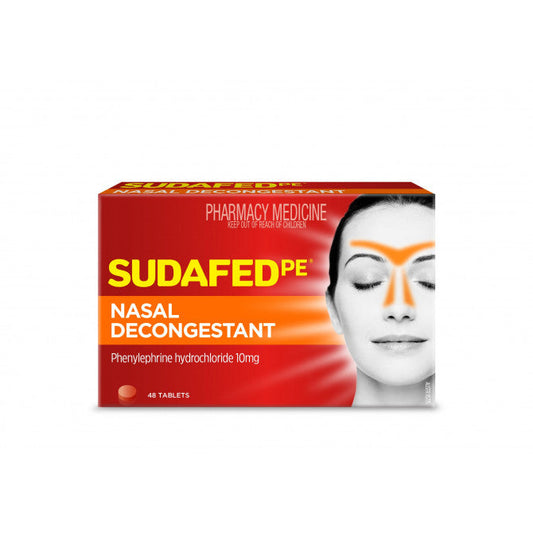 Sudafed PE Nasal Decongestant 24 Tablets