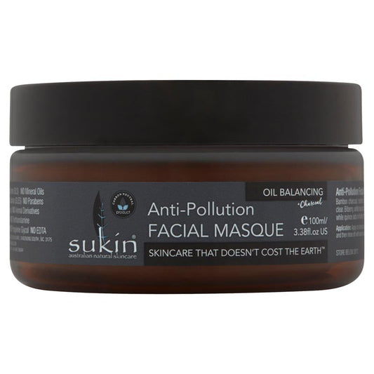 Sukin Anti-Pollution Charcoal Facial Masque 100mL