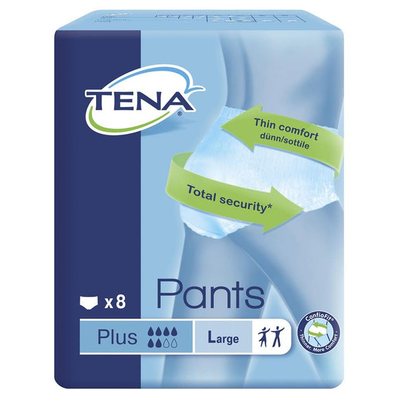 Tena Pants Plus Large Plus (8 in a Pack)