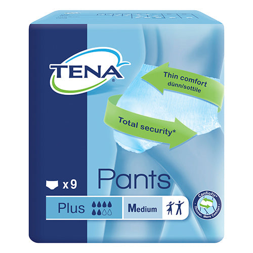 Tena Pants Plus Medium (9 in a pack)