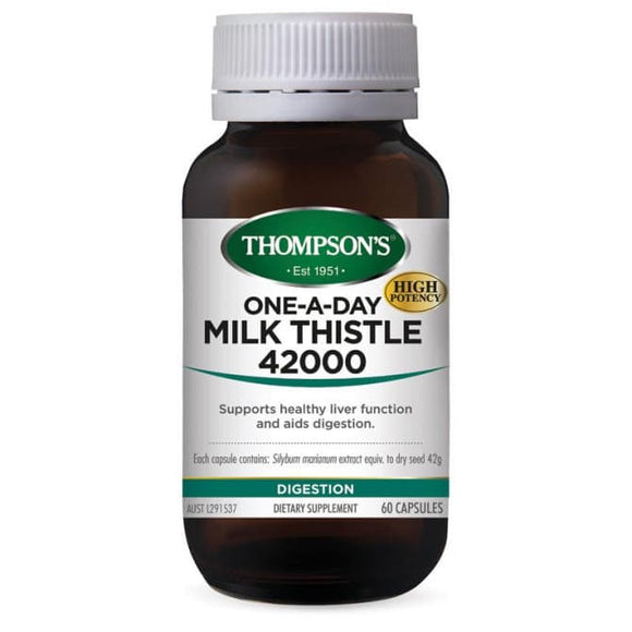 Thompsons One a Day Milk Thistle 42000mg 60 Tablets