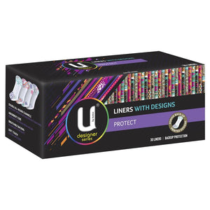 U By Kotex Liners Design 30 Pack