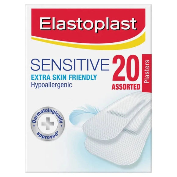 Elastoplast Sensitive 20 Assorted Plasters