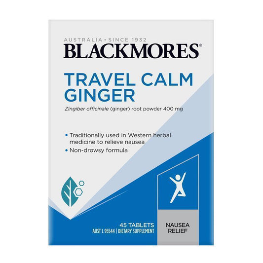 Blackmores Travel Calm Ginger 45 Tabs