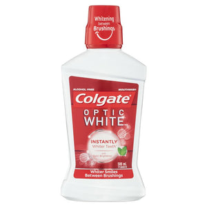 Colgate Optic White Mouthwash 500mL