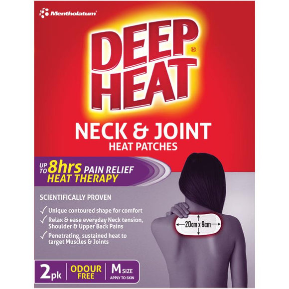 Deep Heat Neck & Joint Heat Patches 2pk