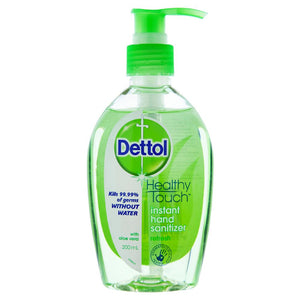 Dettol Instant Hand Sanitizer Refresh Aloe Vera Pump 200mL