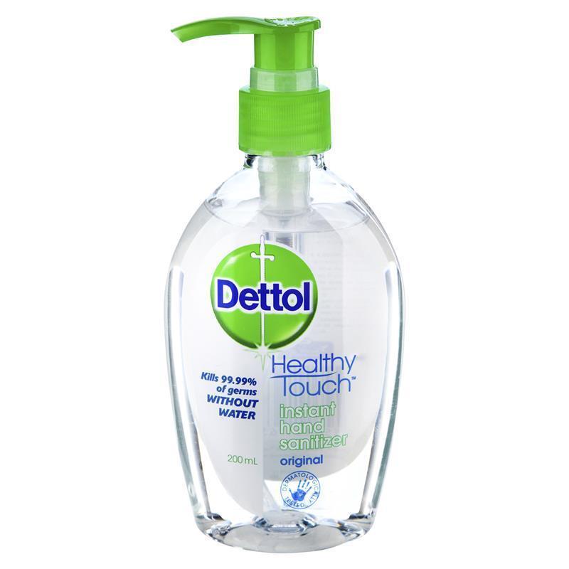 Dettol Instant Hand Sanitizer Original Pump 200mL