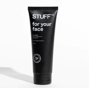 STUFF Face Wash Aloe, Charcoal and Almond Oil 100ml