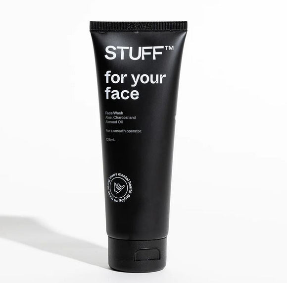 STUFF Face Wash Aloe, Charcoal and Almond Oil 100ml