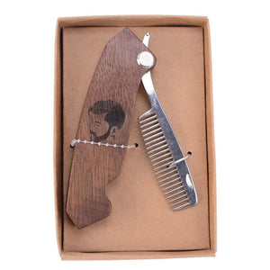 Folding Mens Grooming Comb