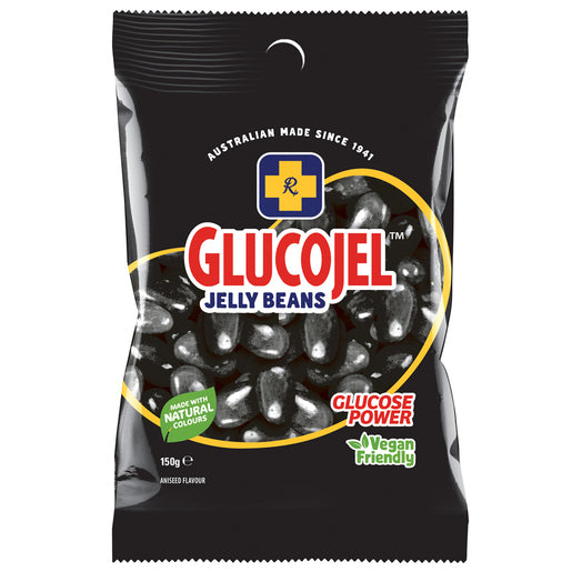 Glucojel jelly beans - aniseed flavour 150g
