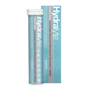 Hydralyte Effervescent Tablets 20 (Lemonade Colour Free)