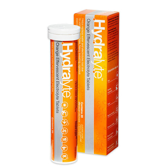 Hydralyte Effervescent Tablets 20 (Orange)