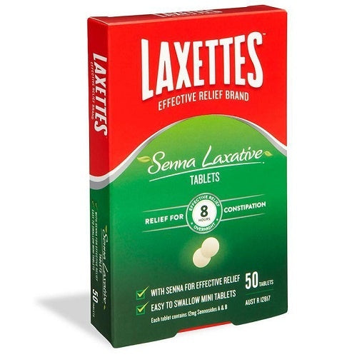Laxettes Senna Laxative 50 Tablets