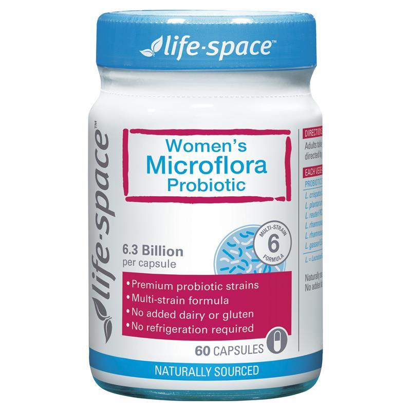 Life Space Women s Microflora Probiotic 60 Capsules