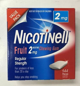 Nicotinell Gum Fruit 2mg 144 pieces