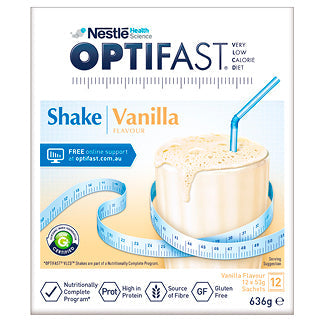 Optifast VLCD Shake 12 Sachets 636g (Vanilla)