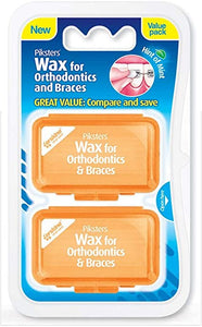 Piksters Wax for Orthodontics & Braces (Orange Case)