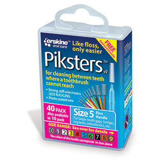 Piksters Interdental Brushes (size 5) 40 Pack