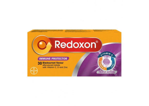 Redoxon Immunity Triple Action Blackcurrant 30 Effervescent Tablets