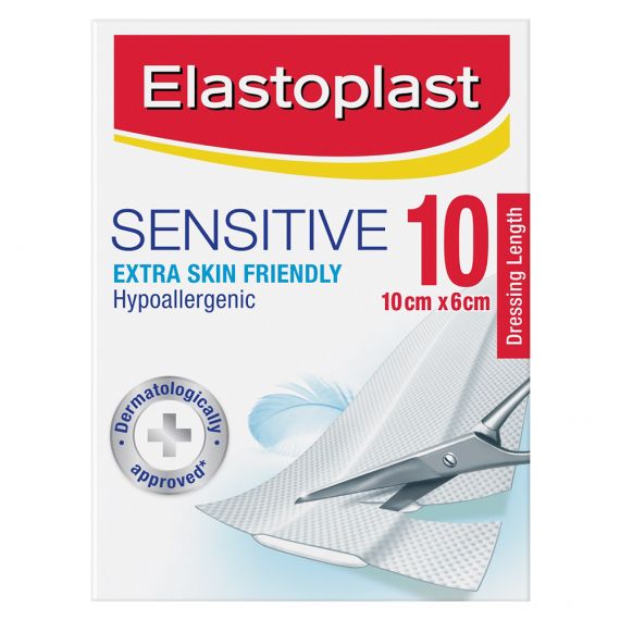Elastoplast Sensitive Dressing 10cmx6cm 10pk