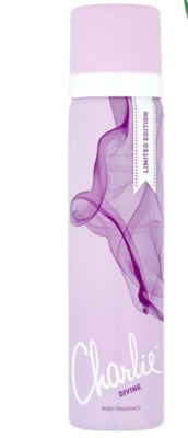 Charlie Divine Body Spray - Black cherry + Iris Petal 75ml