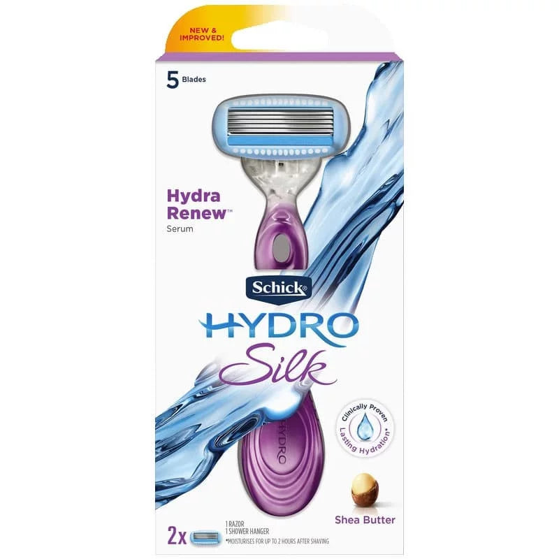 Schick Hydro Silk Razor + 2 Blades