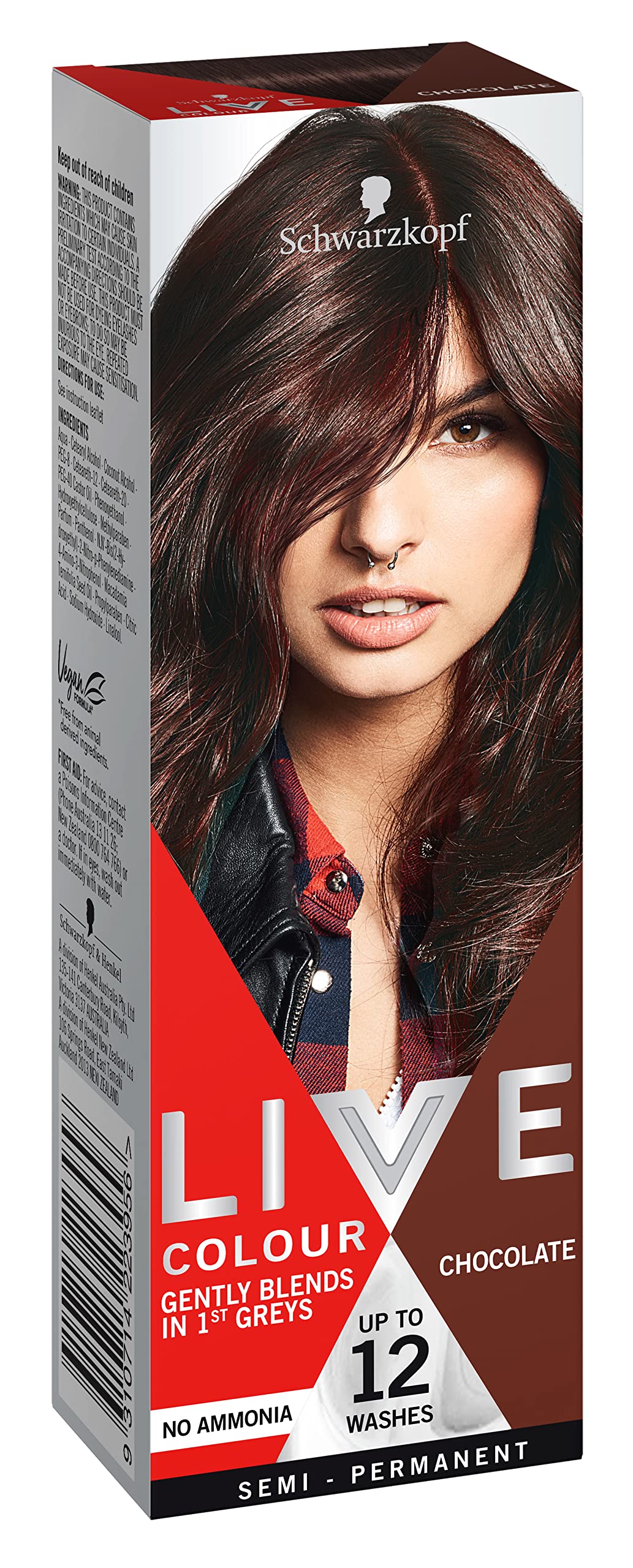 Schwarzkopf Live Colour Chocolate 12 Washes 75ml