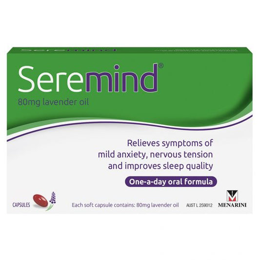 Seremind Lavender Oil 80mg 56 Capsules