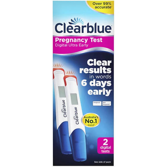 Clearblue Digital Ultra Early Pregnancy Test 2 Pack