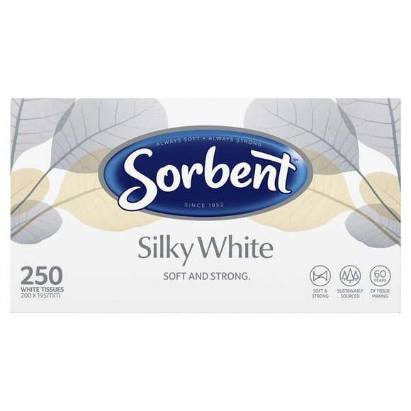 Sorbent Silky White tissues 250
